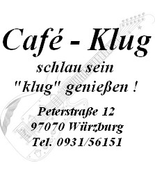 Cafe Klug in Würzburg