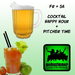 Cocktail-Happy Hour & Pitcher Time Wohnzimmer-Bar Würzburg