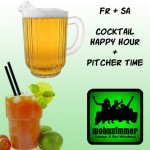 Happyhour Cocktail-Happy Hour & Pitcher Time Wohnzimmer-Bar Würzburg
