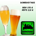 Happyhour Bier / Hefe Wohnzimmer-Bar Würzburg
