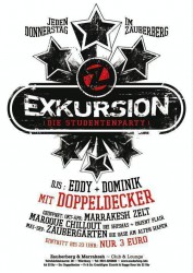 Exkursion - die Studentenparty mit Doppeldecker Zauberberg