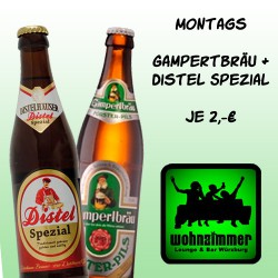 Flaschenbiere Wohnzimmer-Bar Würzburg