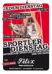 Sportler Dienstag Cafe Félix